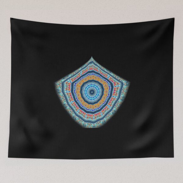 Item preview, Red and Blue Teardrop Pattern designed and sold by Geoffrey Higges.