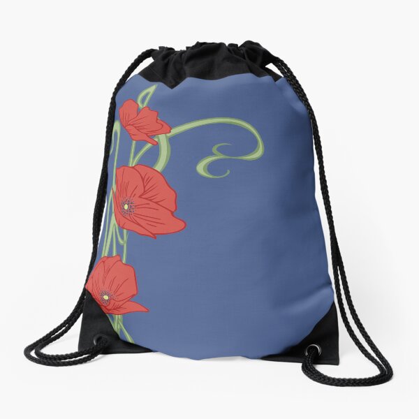 Aperçu de l'œuvre Art du coquelicot de style Art Nouveau créée et vendue par Alondra.