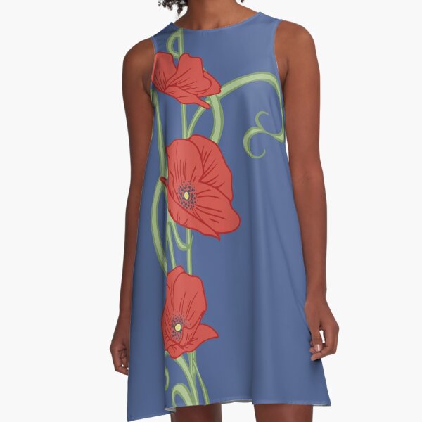 Water Thistle Sleeveless Hera Dress