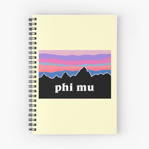 Item preview, Phi Mu Mountain Sticker designed and sold by LivsPopUpArtShp.
