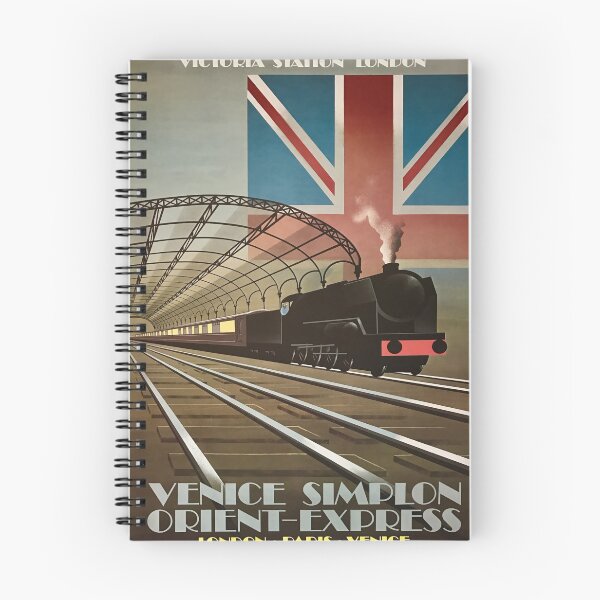 Artikelvorschau, Orient-Express vintage travel poster entworfen und verkauft von stickart-marek.