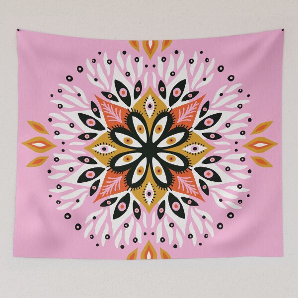 Item preview, Gazing Mandala – Pink Palette designed and sold by Cat Coquillette.