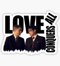 oswald + jim Sticker