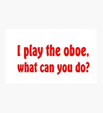 Oboe Photographic Print