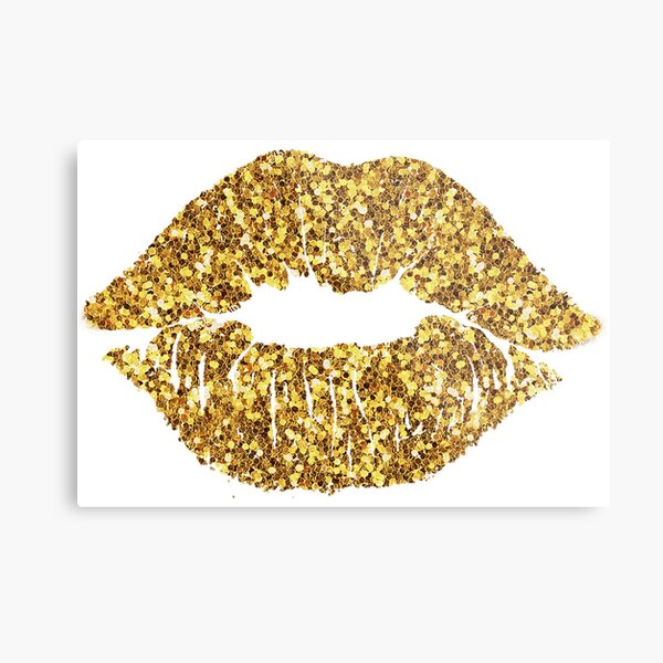 Artikel-Vorschau von Goldglitter Lippen, designt und verkauft von myheadisaprison.