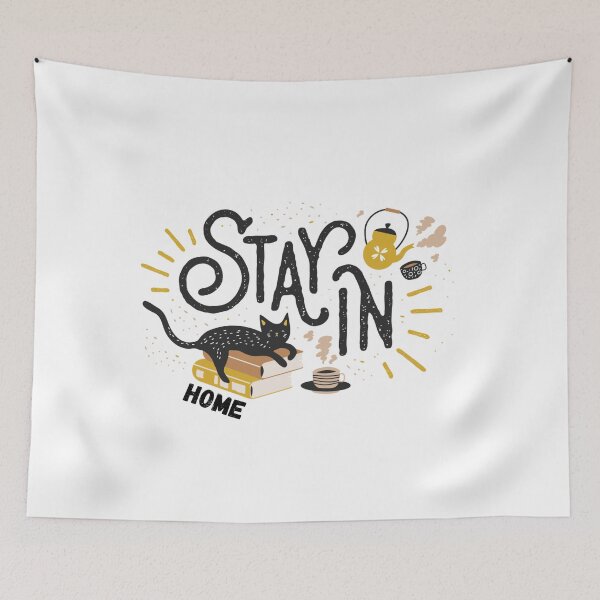 Item preview, Stayin Home designed and sold by TeaAndPrints.