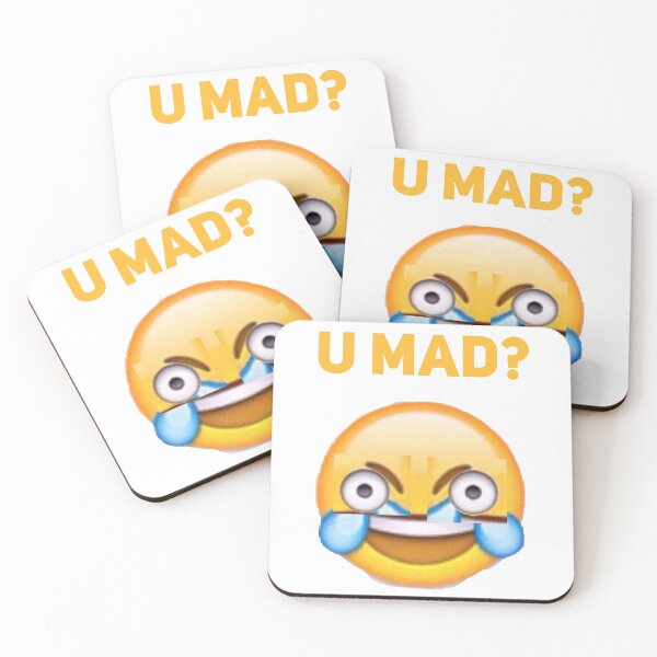 Item preview, U Mad Bro Demented Smiley designed and sold by Joepseudo.