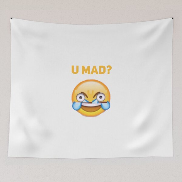 Item preview, U Mad Bro Demented Smiley designed and sold by Joepseudo.
