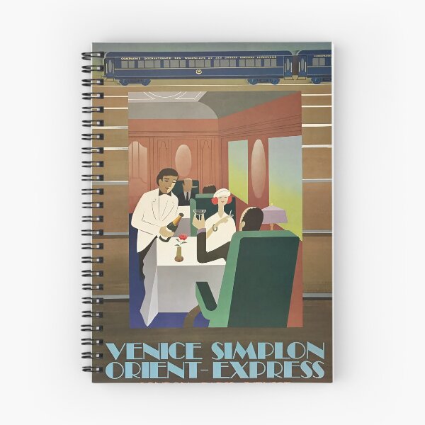 Item preview, Orient-Express vintage travel poster designed and sold by stickart-marek.