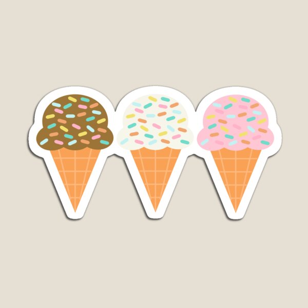 Item preview, Ice Cream Trio designed and sold by TheFoodGeek.