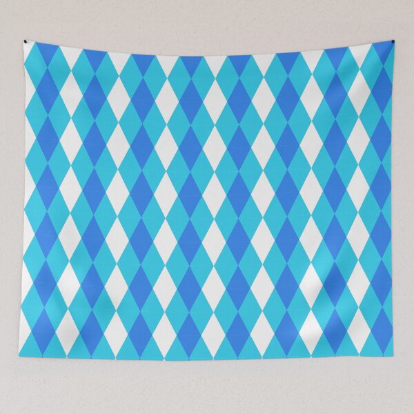 Item preview, Blue diamond pattern designed and sold by morganmaterni.
