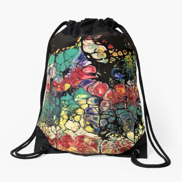 Rainbow Lizard *Redbubble Exclusive* Drawstring Bag
