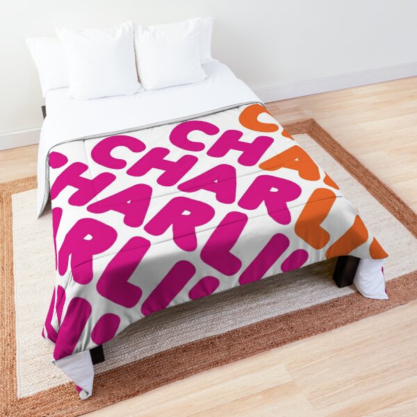 Charli' Dunkin' Pattern Comforter