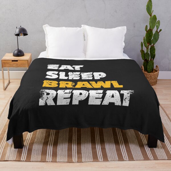 Item preview, Eat, Sleep, Brawl Repeat (Ver.5) designed and sold by teeworthy.