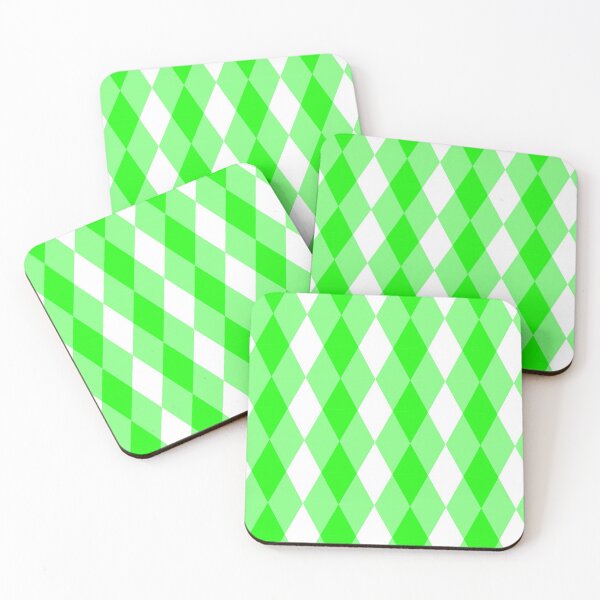 Item preview, Green diamond pattern designed and sold by morganmaterni.