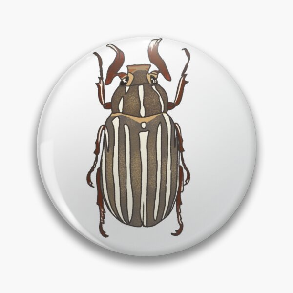 Item preview, 10 lined June bug designed and sold by Oleander Schweiger.