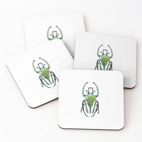 Item preview, Splendens green scarab beetle designed and sold by Oleander Schweiger.