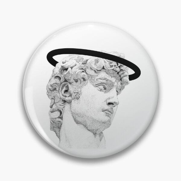 Item preview, Face of Michelangelo's David sculpture aura designed and sold by EMEA.