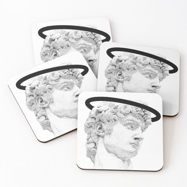 Item preview, Face of Michelangelo's David sculpture aura designed and sold by EMEA.