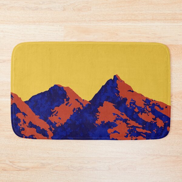 Artikelvorschau, Rote und blaue Berge mit gelbem Himmel entworfen und verkauft von Zstelling.