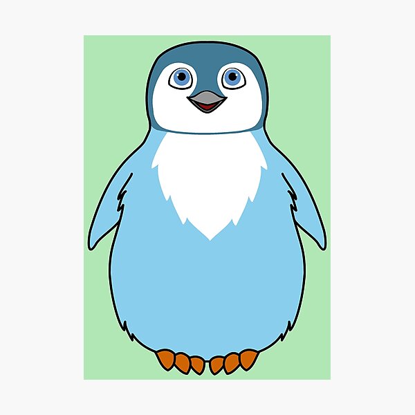 Item preview, Light Blue Baby Penguin designed and sold by Grifynne.