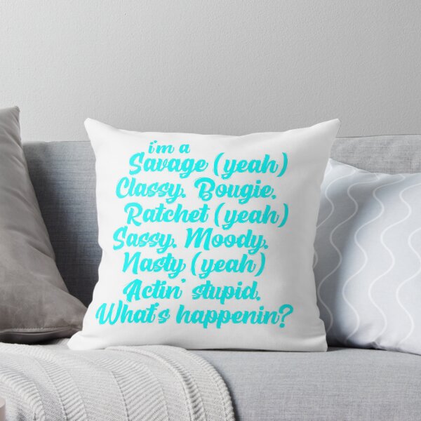 Item preview, I'm a Savage in light blue designed and sold by Kyla Nita.