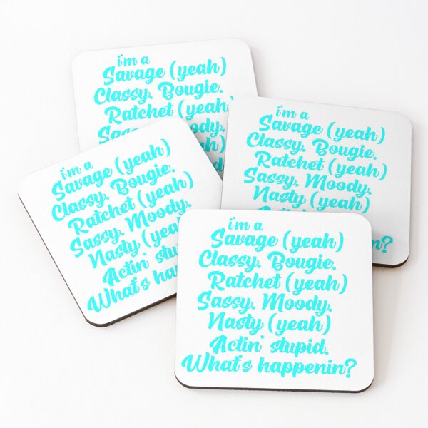 Item preview, I'm a Savage in light blue designed and sold by Kyla Nita.