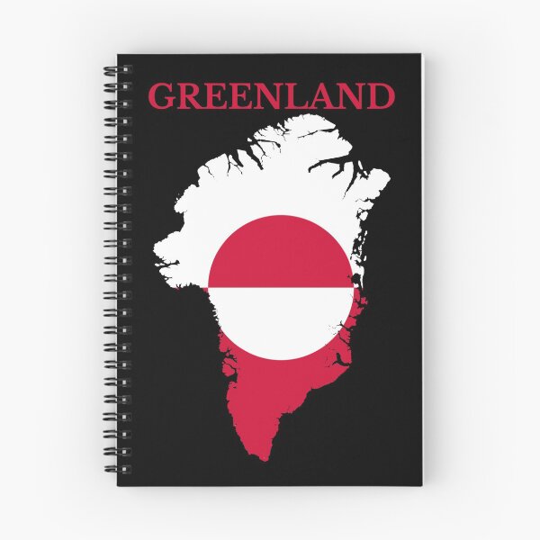 Item preview, Greenland Map Flag designed and sold by marosharaf.