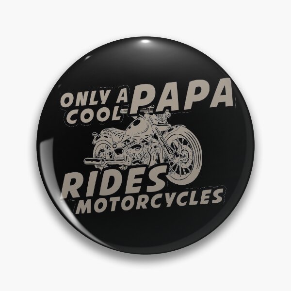 Item preview, Only A Cool Papa Rides Motorcycles - Funny Cool Gift For Fathers Day Birthday Stepdad designed and sold by BohemianAtlas.