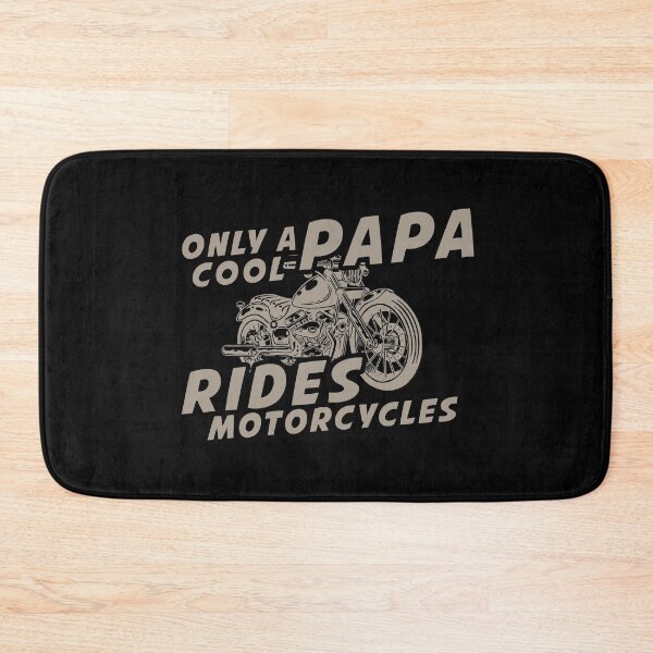 Item preview, Only A Cool Papa Rides Motorcycles - Funny Cool Gift For Fathers Day Birthday Stepdad designed and sold by BohemianAtlas.