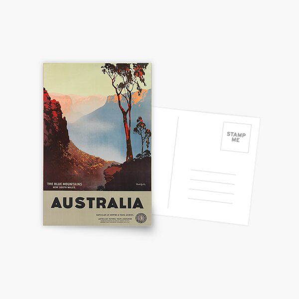 Item preview, Australia vintage travel poster designed and sold by stickart-marek.