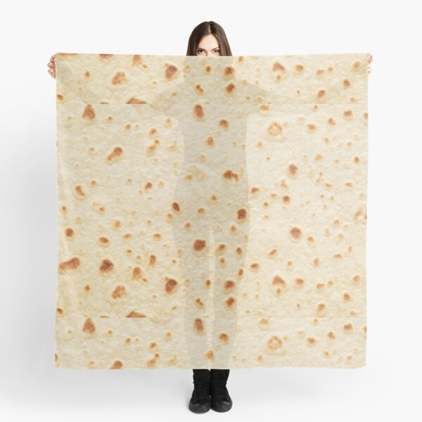 Burrito Flour Tortilla Design  Scarf