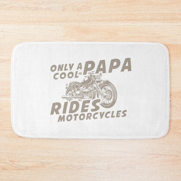 Item preview, Only A Cool Papa Rides Motorcycles - Funny Cool Gift For Fathers Day Birthday Stepdad designed and sold by BohemianAtlas.