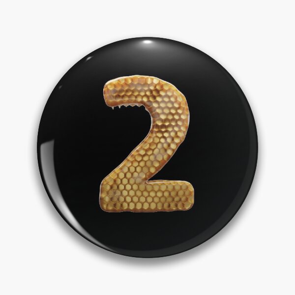 Item preview, 2 Number 3d Honey Numbers Font designed and sold by HelloFromAja.