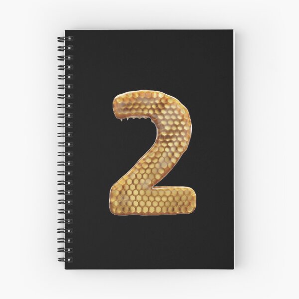 Item preview, 2 Number 3d Honey Numbers Font designed and sold by HelloFromAja.