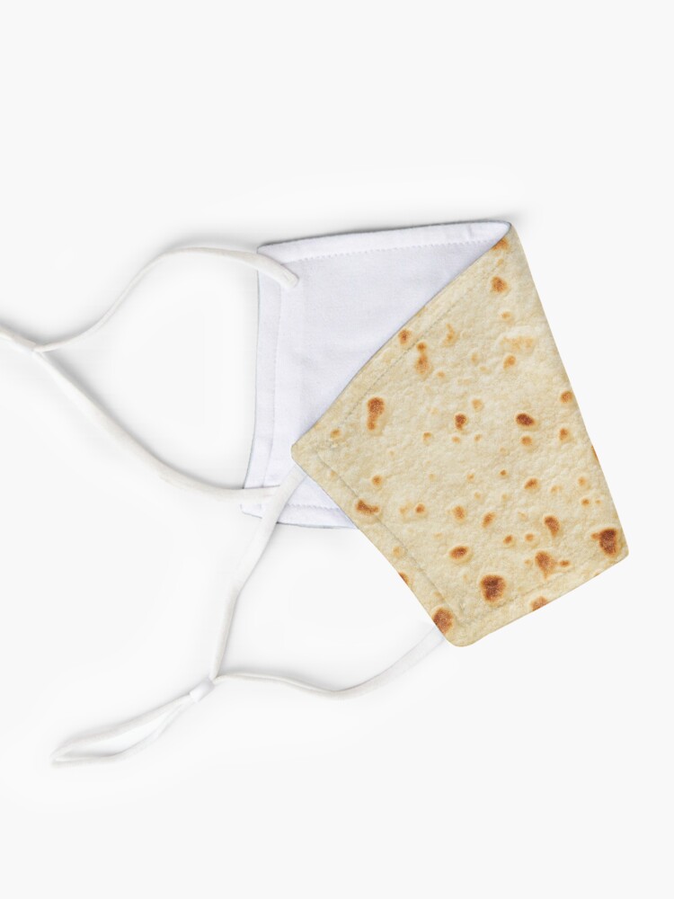 Thumbnail 2 of 5, Mask, Burrito Flour Tortilla Design designed and sold by ShirtPro.