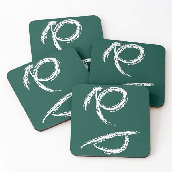 Item preview, Emerald Green Abstract line art 21 designed and sold by MinimalStudio.
