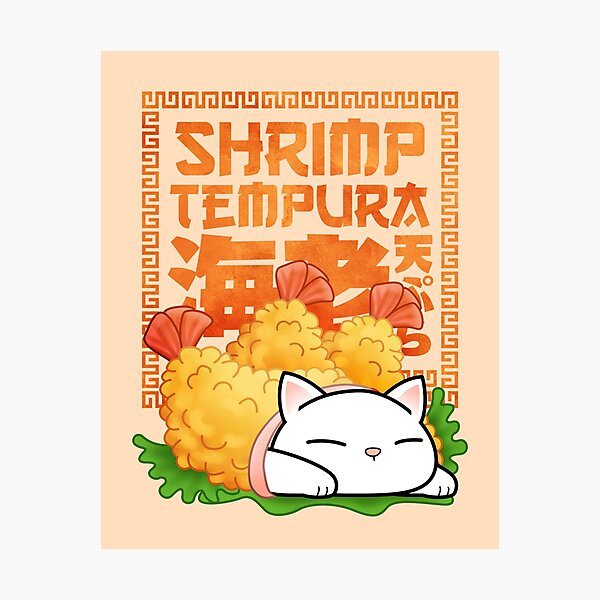 Item preview, Chubby Cat Shrimp Tempura Cat designed and sold by Takeda-art.