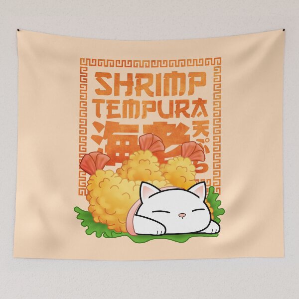 Item preview, Chubby Cat Shrimp Tempura Cat designed and sold by Takeda-art.