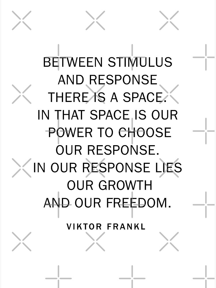 Between stimulus and response. by corbrand