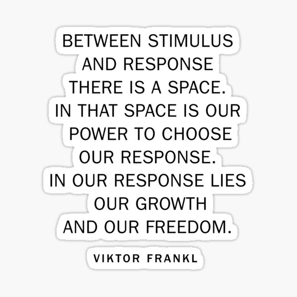 Item preview, Between stimulus and response. designed and sold by corbrand.