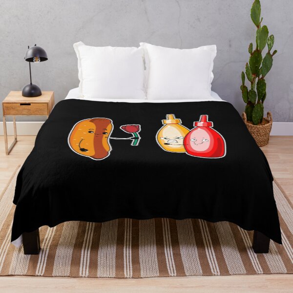 Item preview, Hotdog love mustard ketchup bun gift designed and sold by redshirtz.