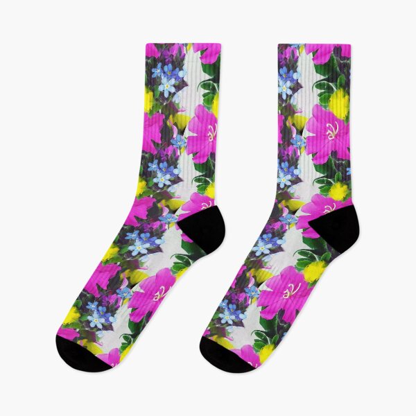 Item preview, Bright painted wildflowers designed and sold by LittleBettyMakes.