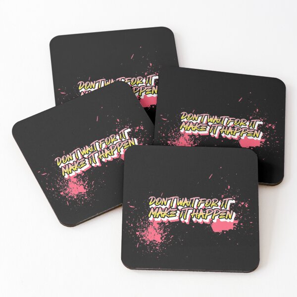 Item preview, Don't Wait For it. Make It Happen - Motivation, Inspiration designed and sold by MoonsmileProd.