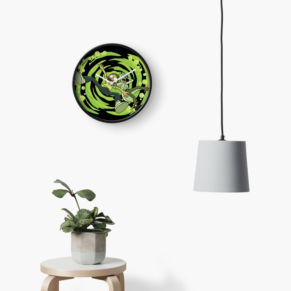 The Vat Of Acid Design (Rick & Morty) Clock