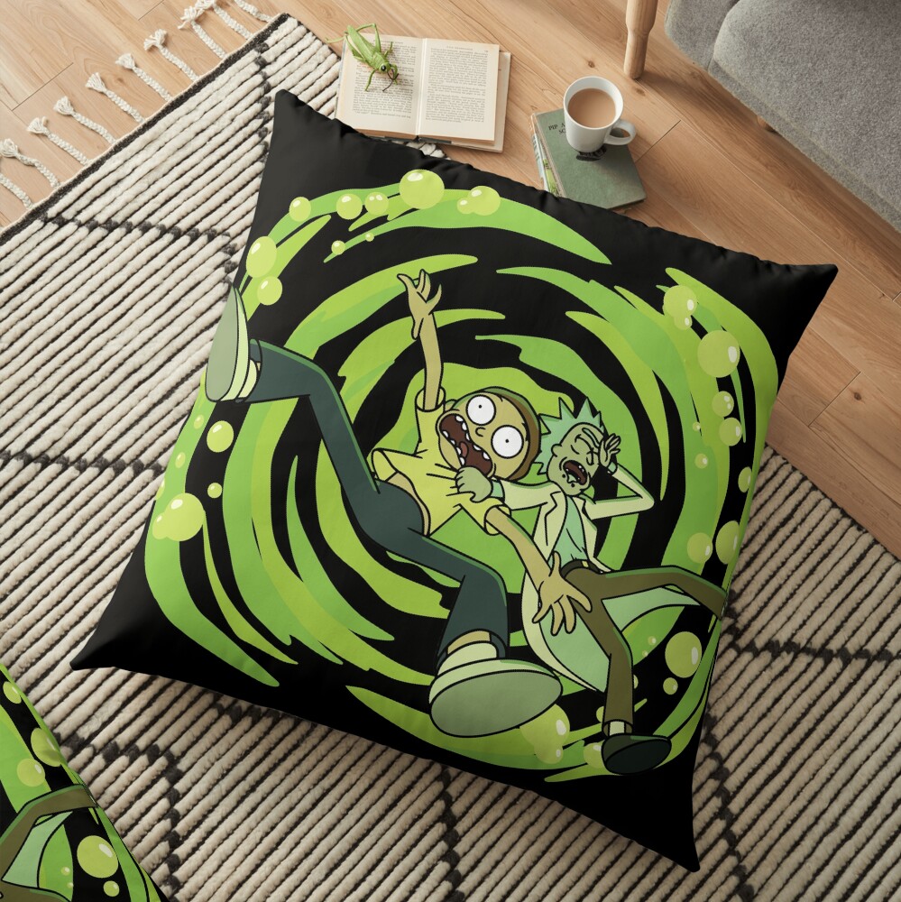The Vat Of Acid Design (Rick & Morty) Floor Pillow