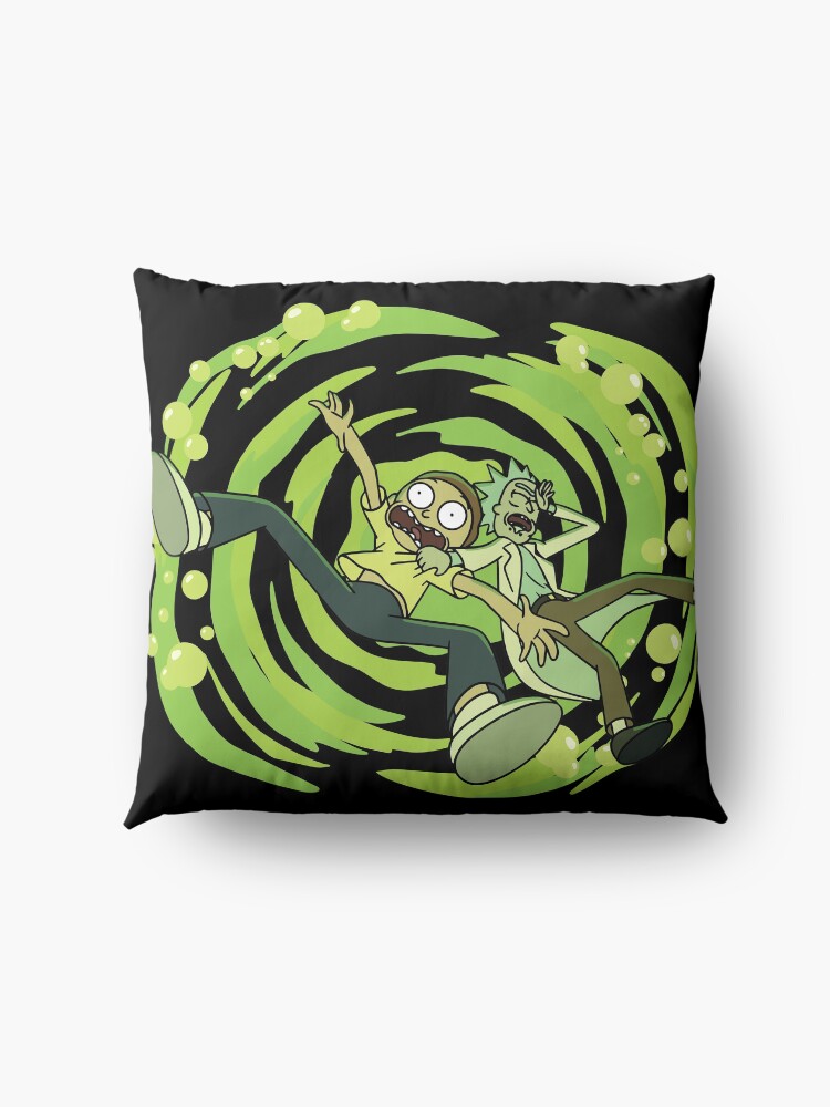 Alternate view of The Vat Of Acid Design (Rick & Morty) Floor Pillow