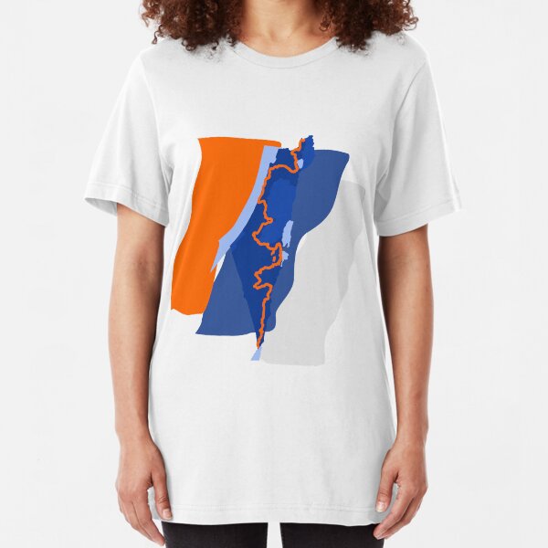 Israel National Trail Shvil Israel, Pilgern, Wandern Slim Fit T-Shirt