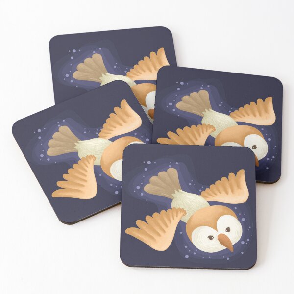 Item preview, Flying Barn Owl designed and sold by Khotekmei.