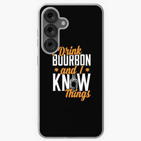Item preview, I Drink Bourbon And I Know Things Funny Bourbon Gift Cocktail Lovers designed and sold by Rock Paper T-Shirts.